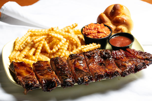 9 Whole Hog (9 ribs) Comes with Fries